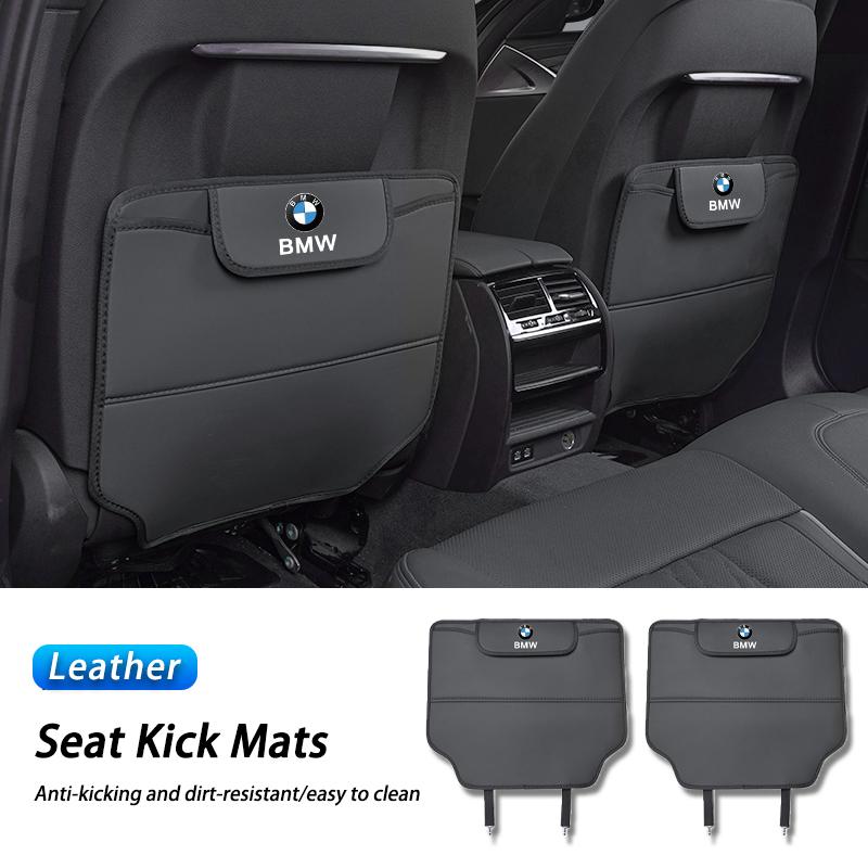 2Pcs Car Seat Anti Kick Pad Rear Seat Backrest Protection Pad For BMW X6 E30 Performance F20 E90 E60 E36 E46 F30 F40 F10 E70 E39 BN7