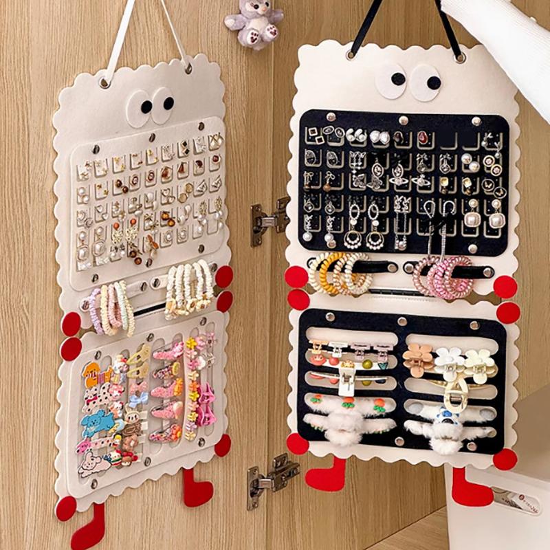 Hair Bows Organizer Wall Hanging Large Capacity Headband Holder Hair Clip Storage Hanger Space Saving Accessory For Girl Room