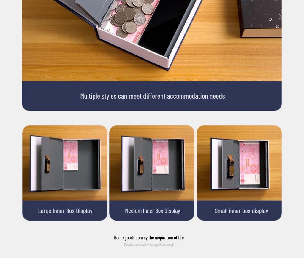 Book Piggy Bank Cabinet: Secure Password Safe for Kids 2025