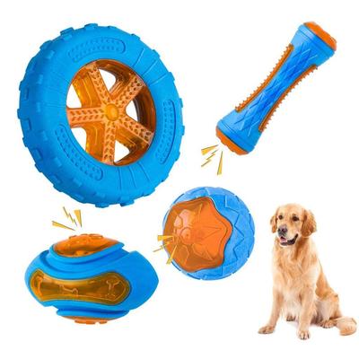 Bite Resistant Dog Training Tools Dog Toy Throwing Flying Disc Dog Teeth Cleaning Interactive Toys