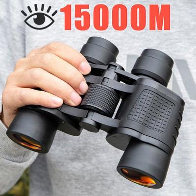 Binoculars 80x80 Long Range HD Telescope Powerful Night Vision Binoculars Optical Glass Lens for Hunting Travel