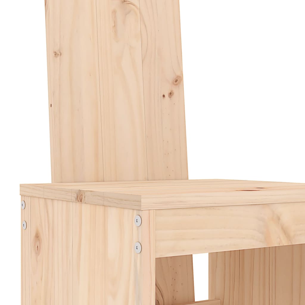 5 Piece Garden Bar Set Solid Pine Wood