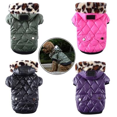 Winter Dog Clothes with Cap Xmas Pet Costume Warm Dog Thicken Jacket for Small Big Dog Clothes Chihuahua Waterproof Clothing