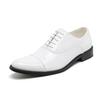 Fashion Luxury Patent Leather Shoes Men Glossy Leather Shoe Man Formal Business Office Lace Up Wedding Shoes Plus Big Size 39-46