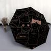 1pc Cat Pattern Fashionable Automatic Opening/Closing Folding Umbrella with 8 Bones, Windproof Portable, Daily Use107