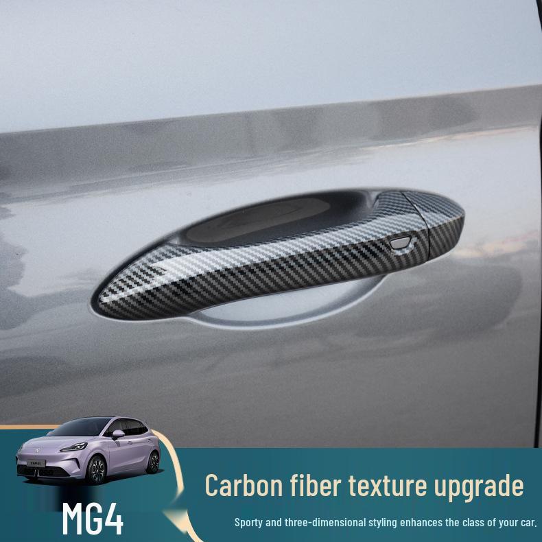 MG4 Car Door Handle Stickers: Fits 26 Models, Decorative and Protective Cover