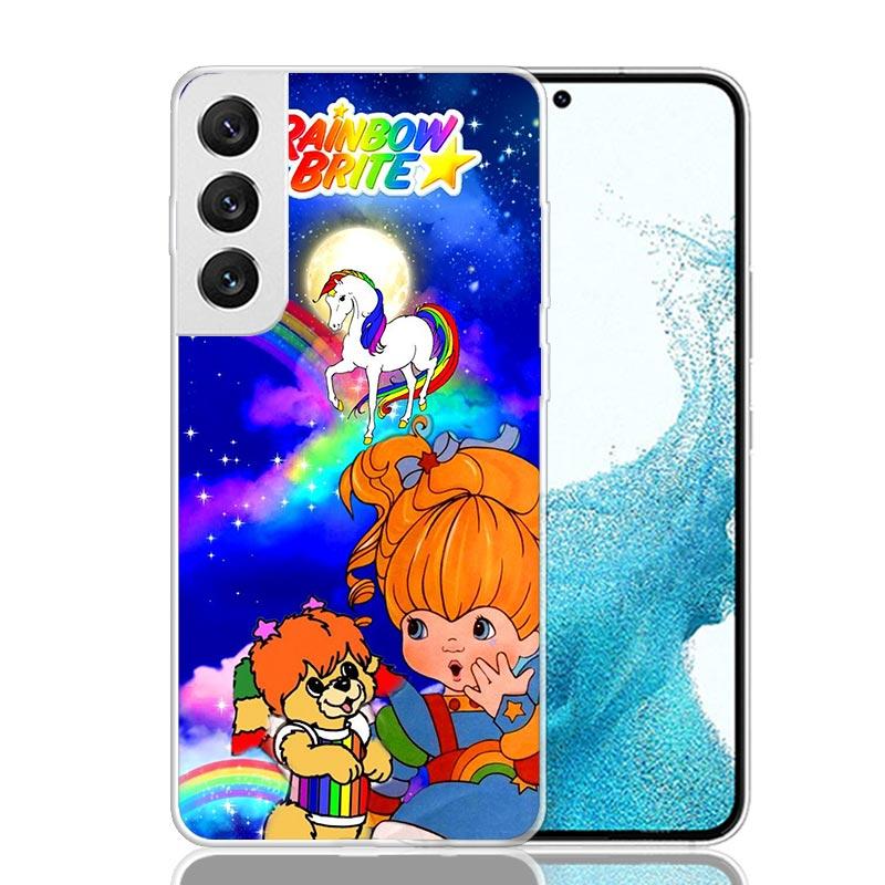 R-Rainbow Cute Brite Phone Case For Samsung Galaxy S26 S25 Edge S24 S23 FE S22 Ultra S21 Plus S20 + Fundas Cover Coque Galaxy S2