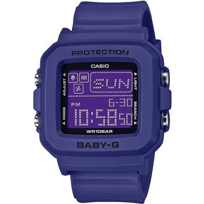 Dámske Baby-G BGD-10K-2JR [BABY-G+PLUS] Štvorcové hodinky Živicové Digitálne