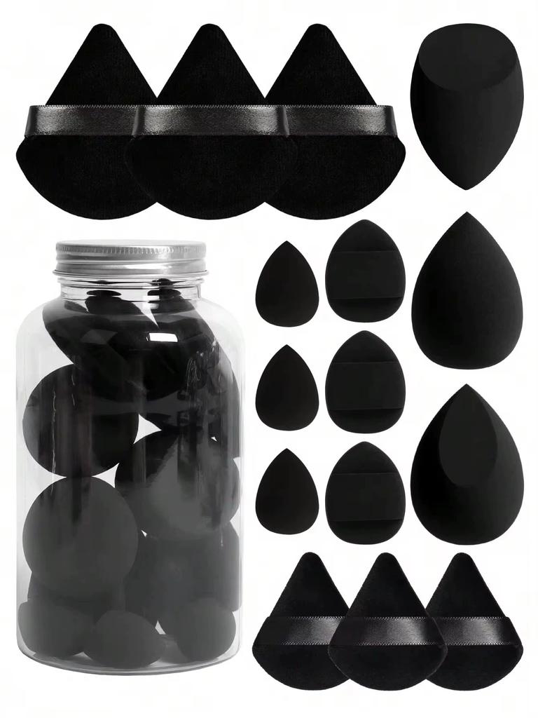 12/15Pcs Makeup Sponge Cosmetic Puff Foundation Sponges Blender Beauty Egg Powder Puffs Women Make Up Accessories Makeup Tools