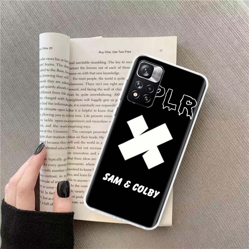 Sam and Colby XPLR Phone Case For Redmi Note 13 12 Pro Plus 14 15 Pro 5G 11 11T 11E 11S 10 Pro 10S 9 9S Cover Cell Clear TPU Cap