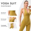 Women's High-End Summer One-Piece Yoga Suit Set: Stylish Fitness Wear with Beautiful Back Design