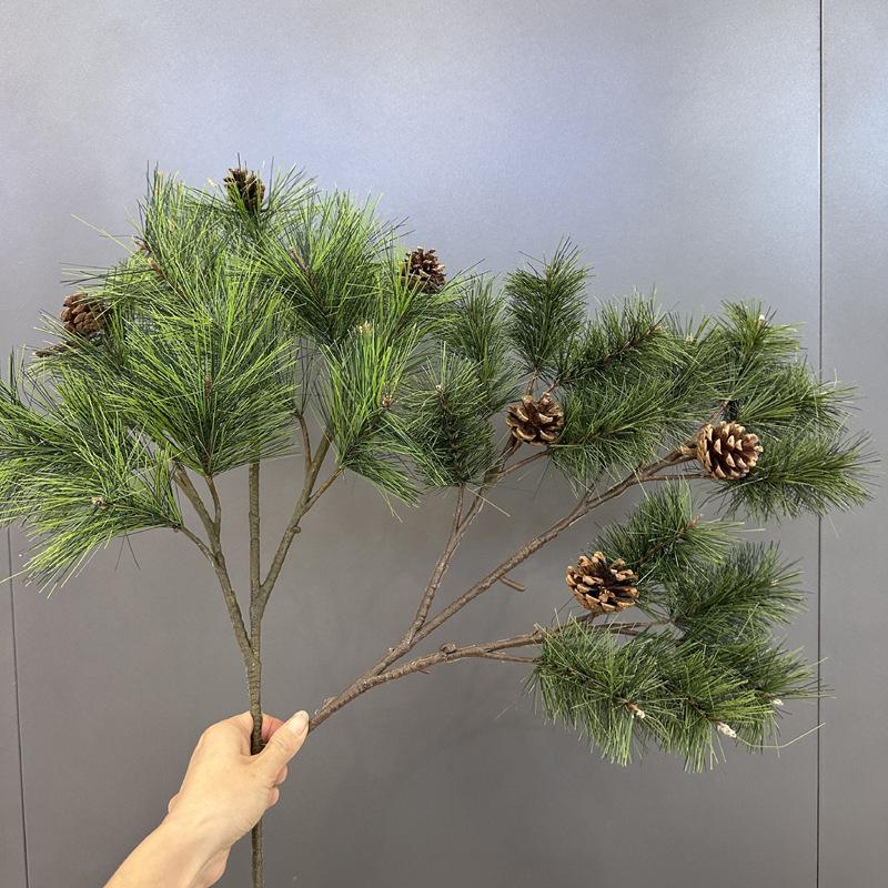 Artificial Pine Needle Christmas Tree Branch with Fruit