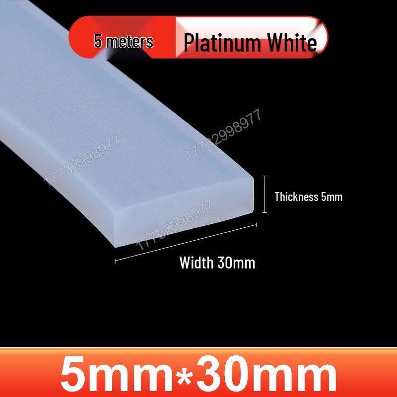 High-Temperature Resistant Transparent Silicone Rubber Sealing Strip