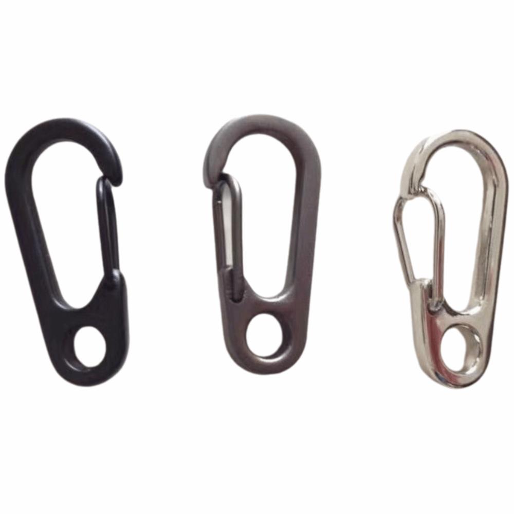 30 Pcs Heavy Duty Carabiner Hook Mini Keychain Buckle Durable Spring Snap Hook Hiking Activities