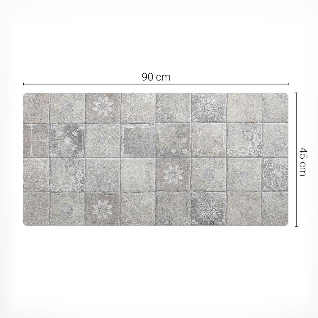 Uniwersalna Podkładka Ochronna Na Stół I Blat Kafelki Z Ornamentem 90X45 Cm