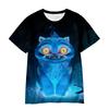 The Magic Hunter Team Short-sleeved Kpop Rumi, Mira and Zoe 3D Printed Cartoon Fashion and Youth for Children and Adults