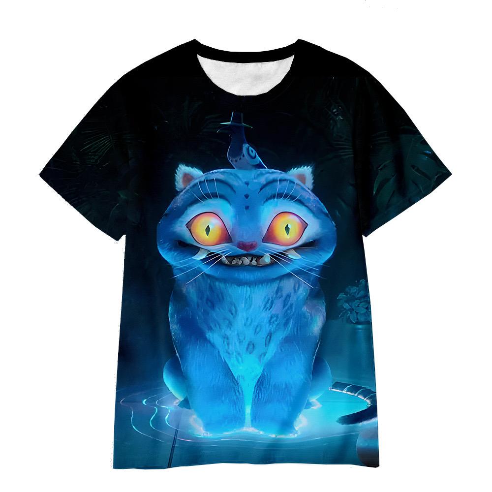 The Magic Hunter Team Short-sleeved Kpop Rumi, Mira and Zoe 3D Printed Cartoon Fashion and Youth for Children and Adults