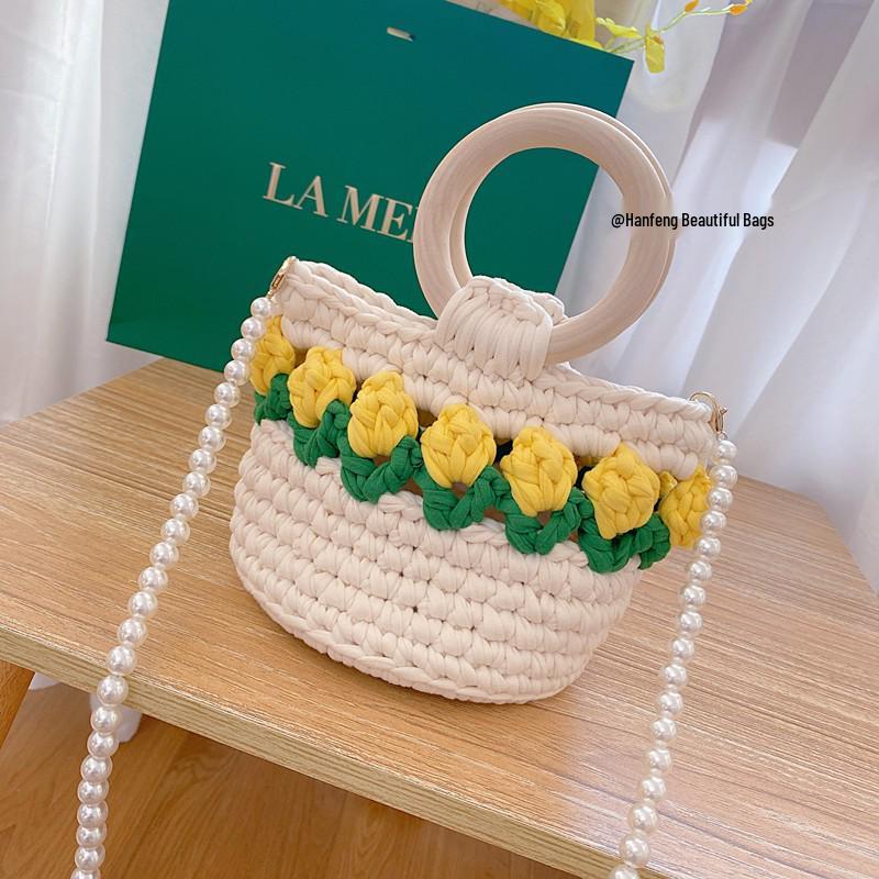 Tulip Hand-Woven Crossbody Bag DIY Kit - Perfect Gift for Your Bestie or Girlfriend