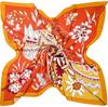 Luxury Brand Big Size Animal Print Scarf Women Square Twill Silk Scarf Flower And Horse Scarf Shawl Bandanas  130*130CM