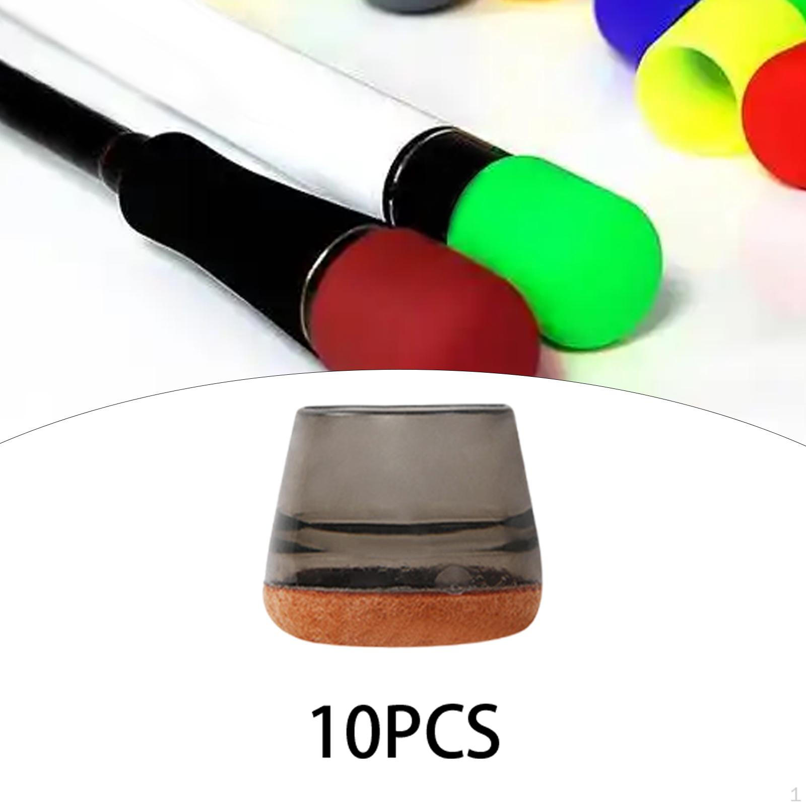 

10 Pieces Fishing Rod End Caps Gear Fixed Rings Multipurpose Grip Protectors Handle 3.2cmx2.6cm