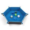 Dice Holder Storage Box Portable Folding Dice Tray Dice Rolling Tray Dice Coin Purse Holder for Home Bar Dice Games