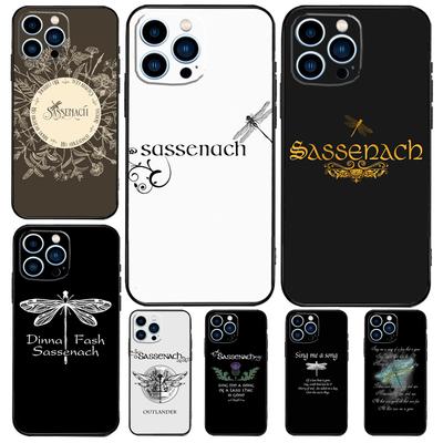 Outlander Sassenach Dragonfly Case For iPhone 11 12 13 14 15 16 Pro Max 15 16 Plus 13 12 Mini X XS XR Cover