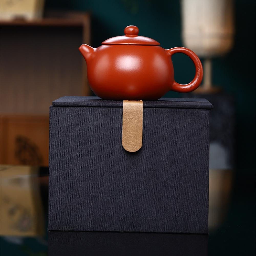 Small Xishi Yixing Red Clay Da Hong Pao Teapot for Kung Fu Tea Ceremony