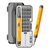 47pcs Electric Screwdriver Set Cordless Power Drill with LED Light Screw Bits Kit Home Repair Tool DIY Tools Gift