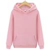 Men Unisex Solid Color Women Hoodie with Front Pocket for Spring and Autumn