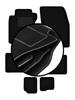 Set of Velour Floor Mats For: Nissan X-Trail III T32 FL 7 Seats (2017-2021)