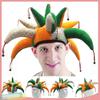 Dress Up Clown Hat Cool Colourful Carnival Party Hat Decorative Hats Clown Joker Caps  Men Women