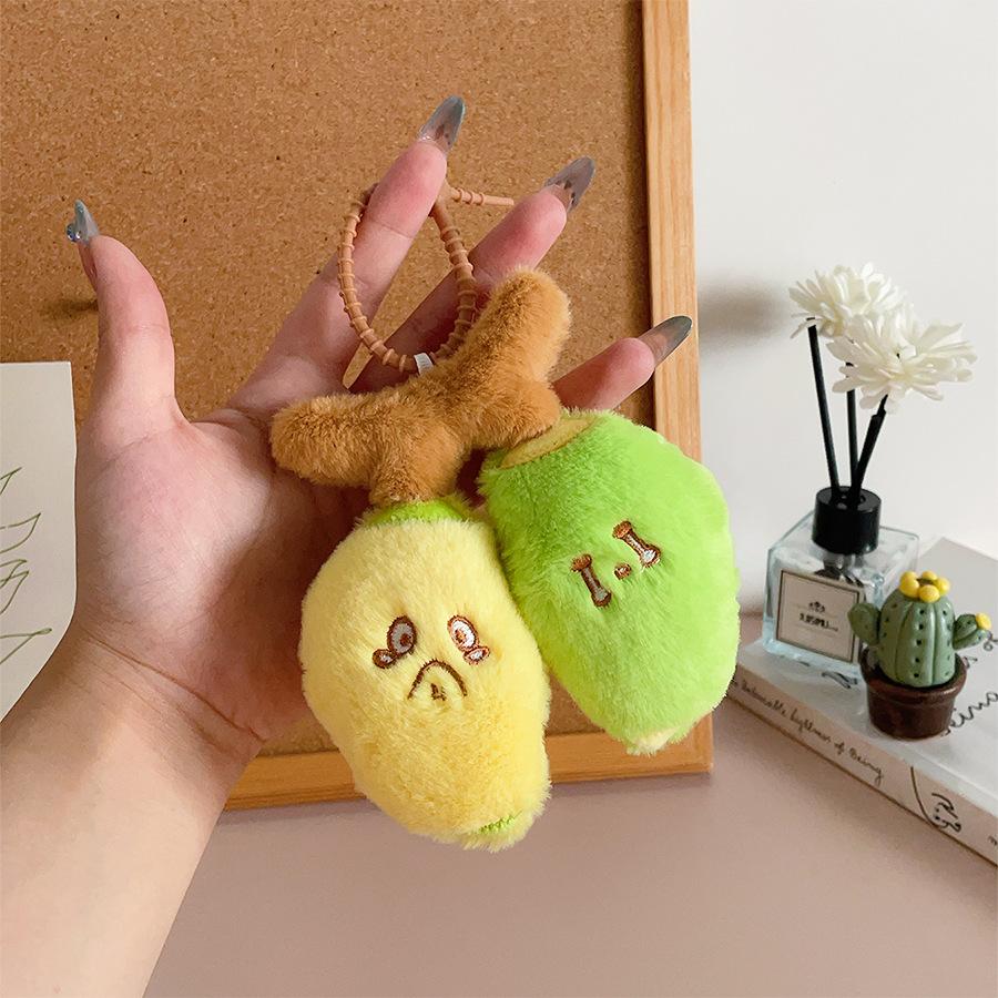 Cartoon Fruit Banana Doll Toy Creative Banana Green Doll Bag Hanging Keychain Doll Rag Doll