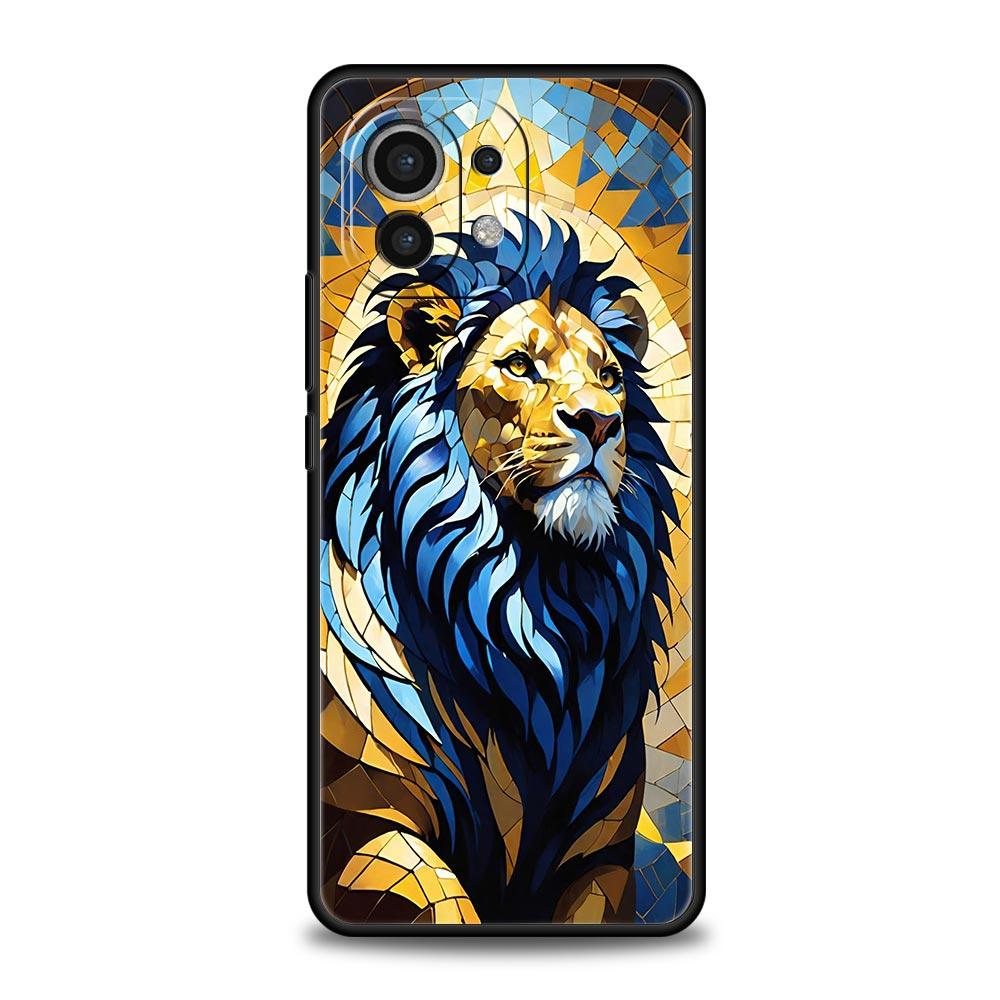 

Cross Pattern Bicolor Lion Phone Case Cover for Xiaomi Mi 17 Pro Max 15 14 13 12 11 Ultra 15T 14T 13T 12T 11T Pro Lite Soft TPU Xiaomi 13 Pro