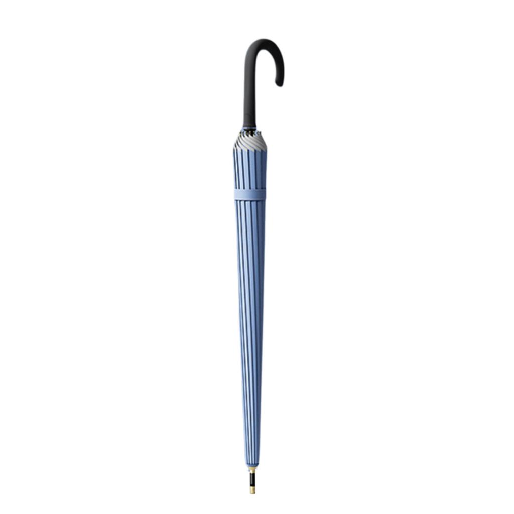 Rain Umbrella Automatic Open with Reflective Trim for Safe Night Walking and Durable Wind Resistant Design