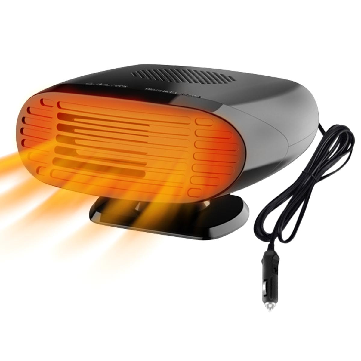 

2 в 1 Автомобильный вентилятор с режимом нагрева и охлаждения Портативный мини-обогреватель Быстрый обогрев Размораживатель лобового стекла Обогреватель для электромобиля