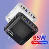 3.5A 65W Phone Charger Head 3USB 3Type-C Fast Charging High Power Universal US