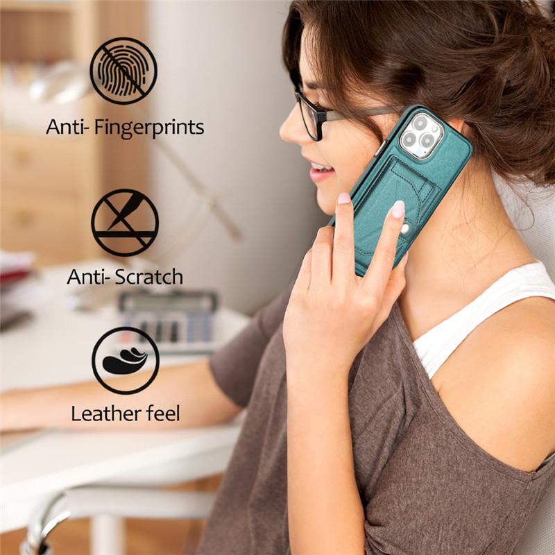 Retor Leather Wallet Card Slot Telefonveske for iPhone 15 Ultra 14 Plus 13 12 11 for Samsung Galaxy S23 S22 S21 FE A54 A34 A14 A53 A13 Flip Stand Cover
