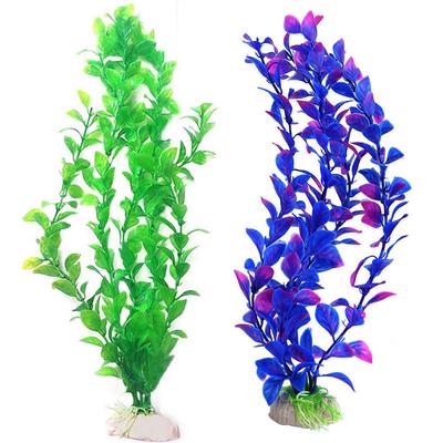 Aquatic Fish Tank Landscape Aquarium Decor Artificial Plastic Water Grass Weed Plant Ornament