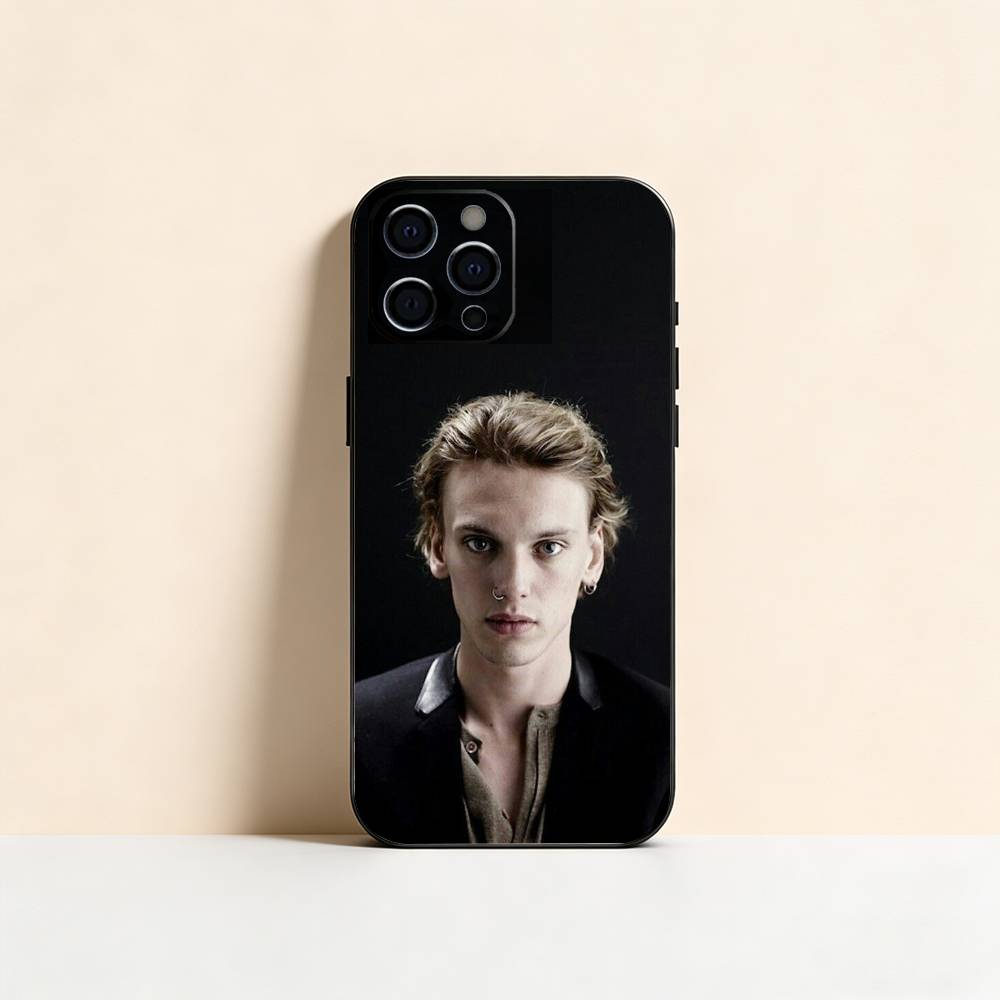 J-Jamie Campbell Bower Phone Case For iPhone 17,16,15,14,13,12,11 Plus,Pro Max,XS,Soft Silicone Black Cover