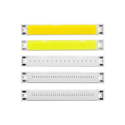 1pc 3V 3.7V DC 60mm 8mm LED COB Strip 3W Warm Cold White Blue Red COB LED Light Source For DIY Bicycle Work Lamp