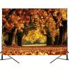 2D Autumn Maple Tree Tapestry, Fall Forest Avenue with Orange Leaves for Room Decor
