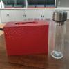 WAHYE doppelwandige Glas Tasse mit Henkel