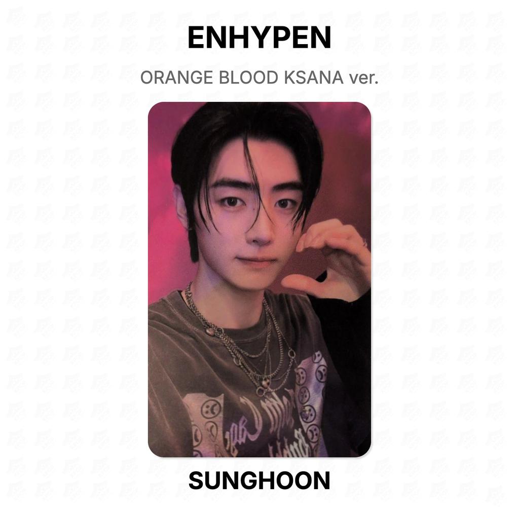 ENHYPEN ORANGE BLOOD KSANA Ver. Official Photocard