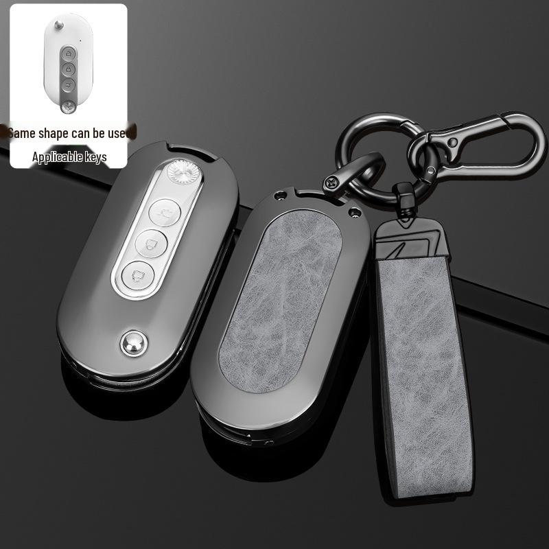 Capa de Chave Transparente Inspirada no Gameboy para Wuling Hongguang MiniEV Macaron