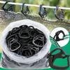 Shade Cloth Clips Plastic Lock Grip Hook Hanging Clamps Buckle for Sun Shade Cloth Net Anti Bird Netting Garden Greenhouse Shade