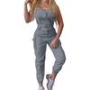 Women's Fashion  Clasp Pocket Cargo Romper