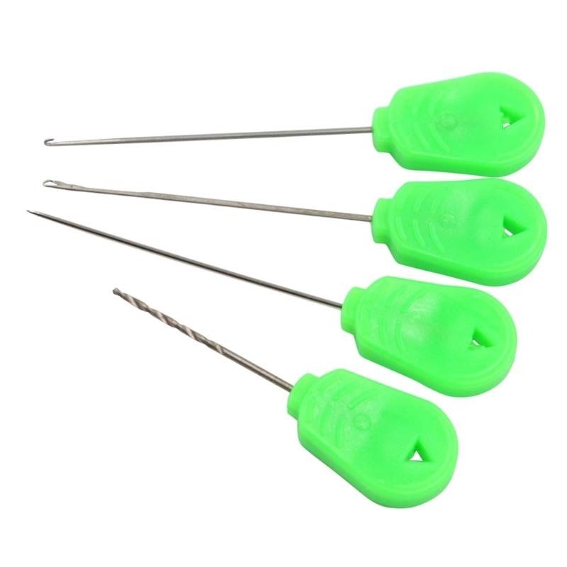 

Fishing Baiting Needle, Set of Portable Stainless Steel Carp Fishing Baits Rigging Needle Fishing Baiting Needle Tools 1