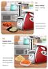 Electric Household Multi-Functional Meat Grinder with EU and US Plugs