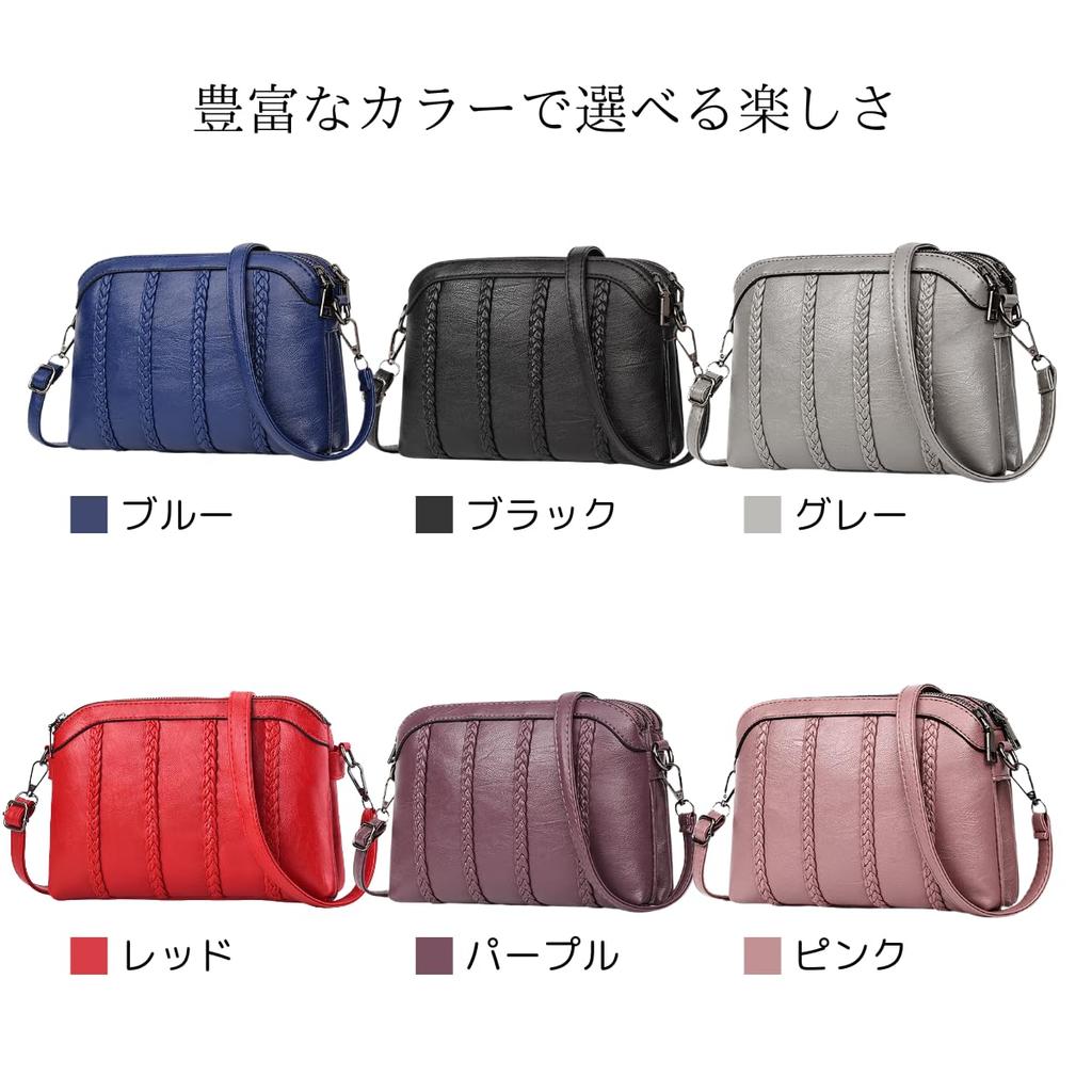 [ARTIKEL TEILEN] Damen Kleine Geflochtene Umhängetasche, Kompakt, PU-Leder, 2-Wege, Handtasche, Stilvoll, Alltagsgebrauch (Schwarz)