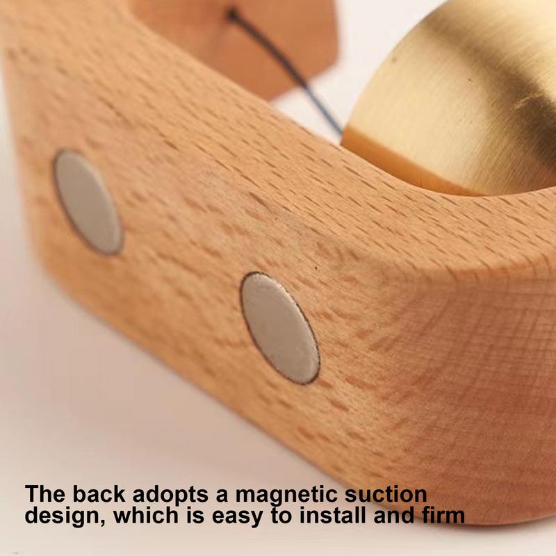 Wood Doorbell Chimes Wooden Wind Chimes Japanese Style Doorbells Magnetic Door Chime Decorative for Housewarming Gift